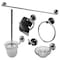 Alfi Brand Polished Chrome 6 Piece Matching Bathroom Accessory Set AB9513-PC - alternate 1